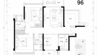 龍光玖悅臺 B户型 - House730