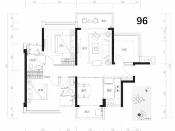 龍光玖悅臺 B户型 - House730