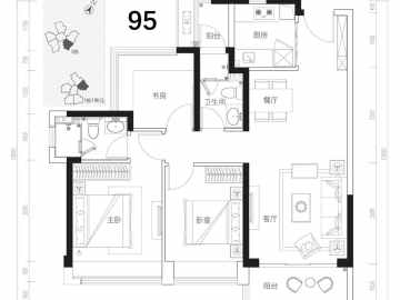 龍光玖悅臺 A户型 - House730