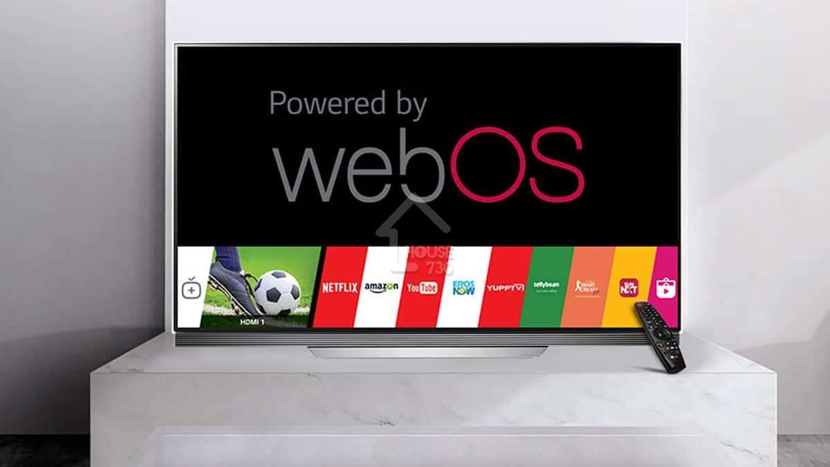 圖為webOS電視