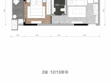 港惠新天地東區 46㎡戶型 - House730