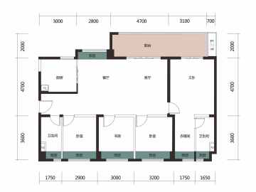 碧桂園翡翠山 142㎡4房2廳 - House730