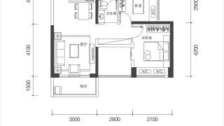 翠園華府 D座一单元02户型 - House730