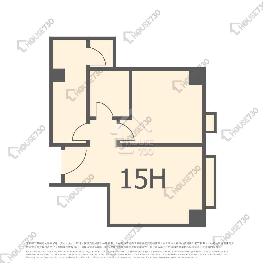 Mei Foo MEI FOO SUN CHUEN Middle Floor Unit Floor Plan 5期-蘭秀道15號-高層/中層/低層-H室 House730-6439474