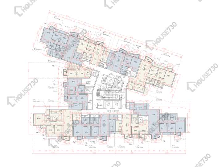 海翩滙 平面圖 海翩匯 6座 11-12,15,16樓 樓層平面圖 - House730