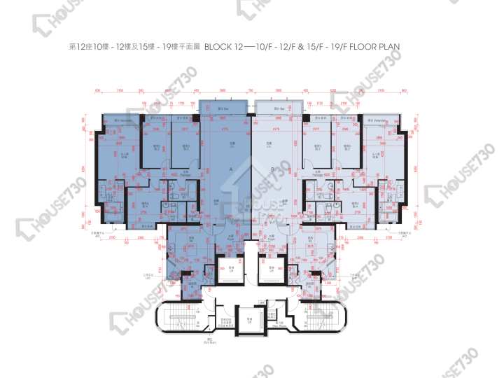 Double Cove Floor Plans Double Cove Phase 5 Double Cove Summit Tower 12 10-12,15-18,19/F Floor Plan - House730