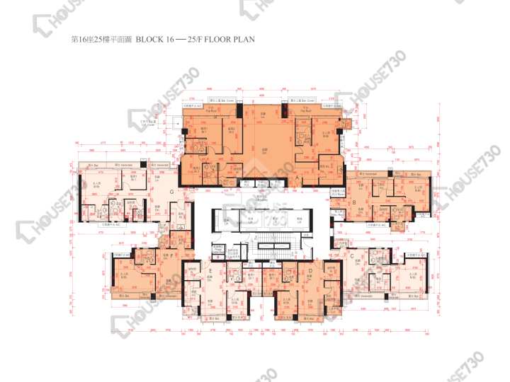 Double Cove Floor Plans Double Cove Phase 3 Double Cove Starview Prime Block 16 25/F Floor Plan - House730