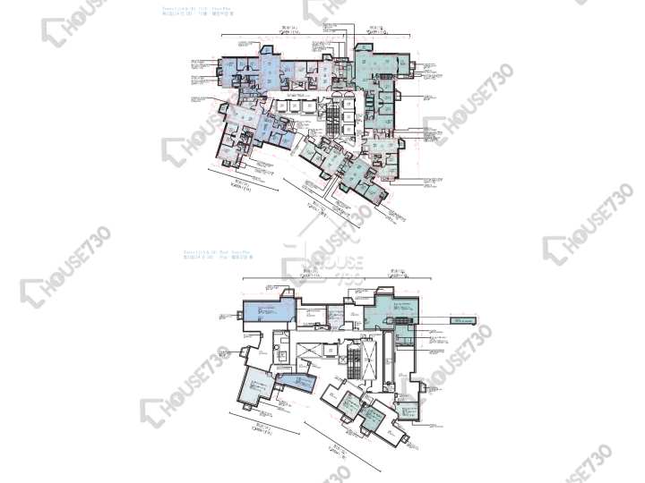 日出康城 平面圖 日出康城 5期A Malibu 1A座 71樓 樓層平面圖 - House730