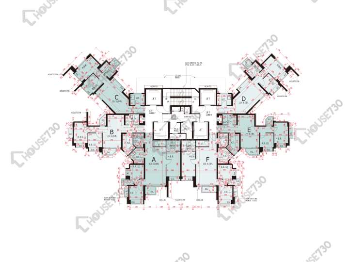 環宇海灣 平面圖 環宇海灣 7座 7-12,15-20,21樓 樓層平面圖 - House730