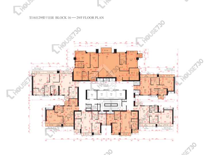 Double Cove Floor Plans Double Cove Phase 3 Double Cove Starview Prime Block 16 29/F Floor Plan - House730