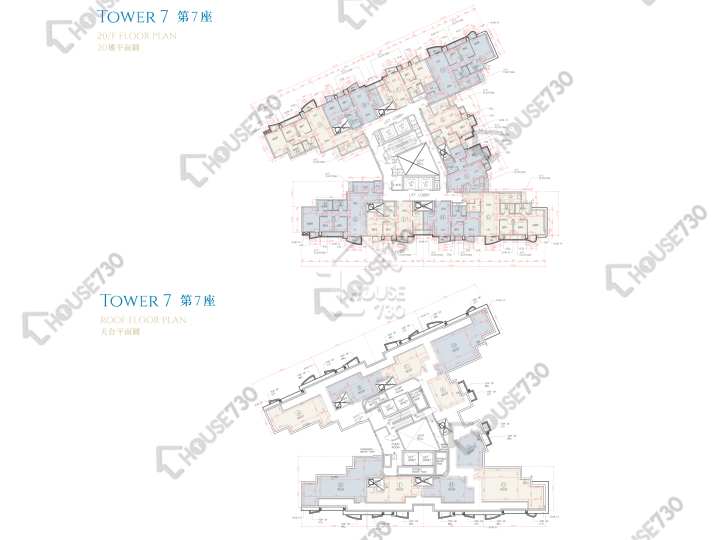 海翩滙 平面圖 海翩匯 7座 20樓 樓層平面圖 - House730