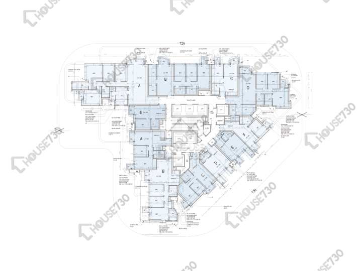 柏傲灣 平面圖 柏傲灣 2A座 3樓 樓層平面圖 - House730