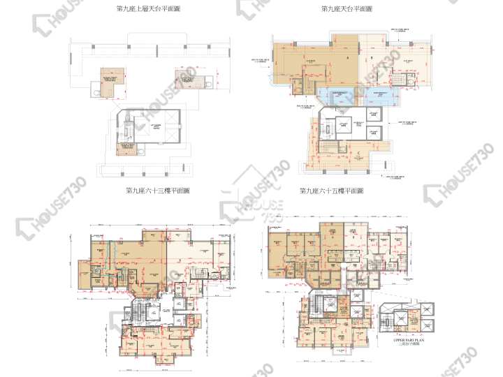 御龍山 平面圖 御龍山 9座 63樓 樓層平面圖 - House730