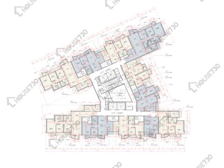 海翩滙 平面圖 海翩匯 3座 11-12,15,16樓 樓層平面圖 - House730