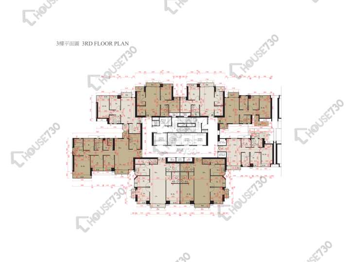 迎海 平面圖 迎海 1期 2座 3樓 樓層平面圖 - House730