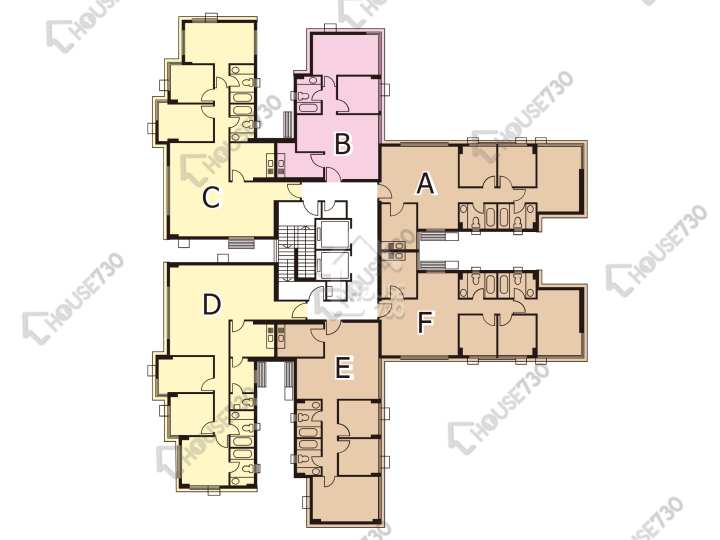 新峰花園 平面圖 新峰花園 4期 御峰豪園 25座 2-3,5-10,11樓 樓層平面圖 - House730