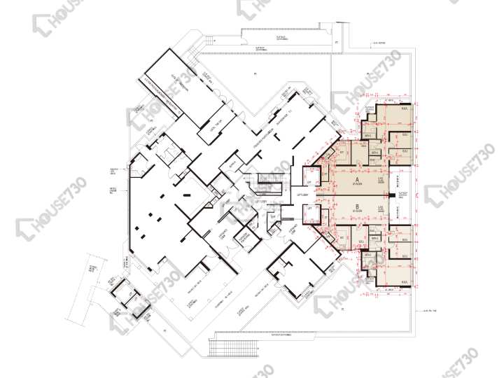 海之戀 平面圖 海之戀 3期A 海之戀.愛炫美 2A座 6樓 樓層平面圖 - House730