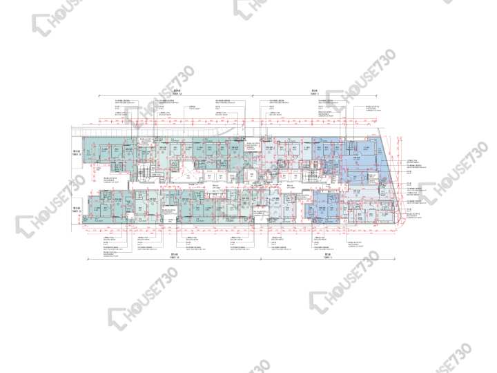 Savannah 平面圖 Savannah 5A座 2樓 樓層平面圖 - House730