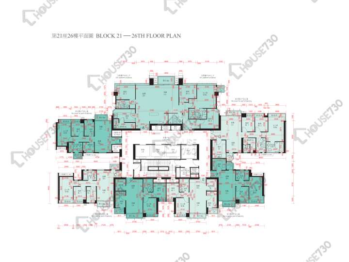 Double Cove Floor Plans Double Cove Phase 2 Double Cove Starview Block 21 26/F Floor Plan - House730