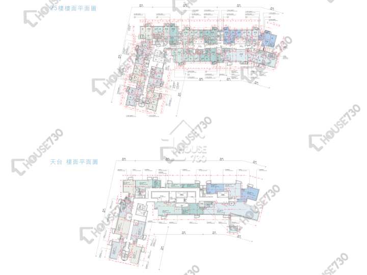 Savannah 平面圖 Savannah 3A座 25樓 樓層平面圖 - House730