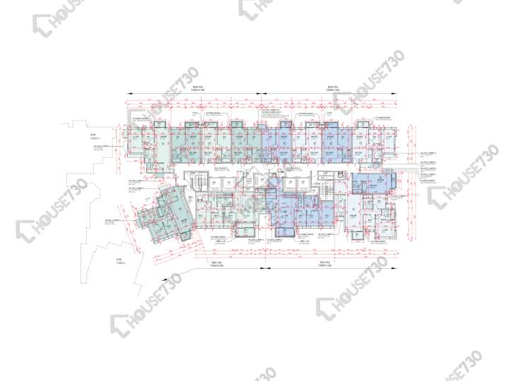 Monterey 平面圖 Monterey 6A座 3樓 樓層平面圖 - House730