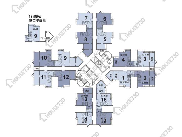 錦豐苑 平面圖 錦豐苑 錦葵閣 (E座) 1-38樓 樓層平面圖 - House730