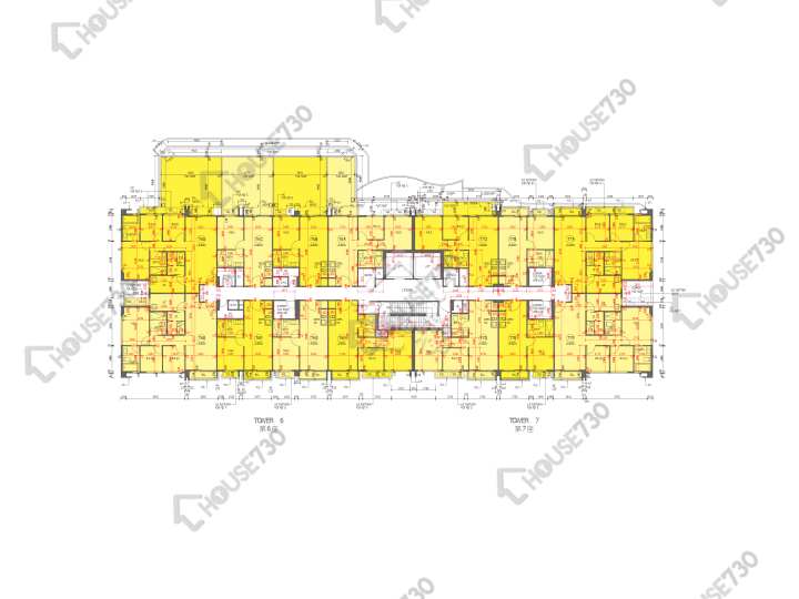 嘉匯 平面圖 嘉匯 6座 1樓 樓層平面圖 - House730