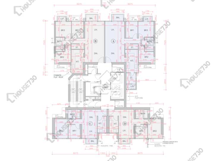全．城匯 平面圖 全．城匯 6座 29樓 樓層平面圖 - House730