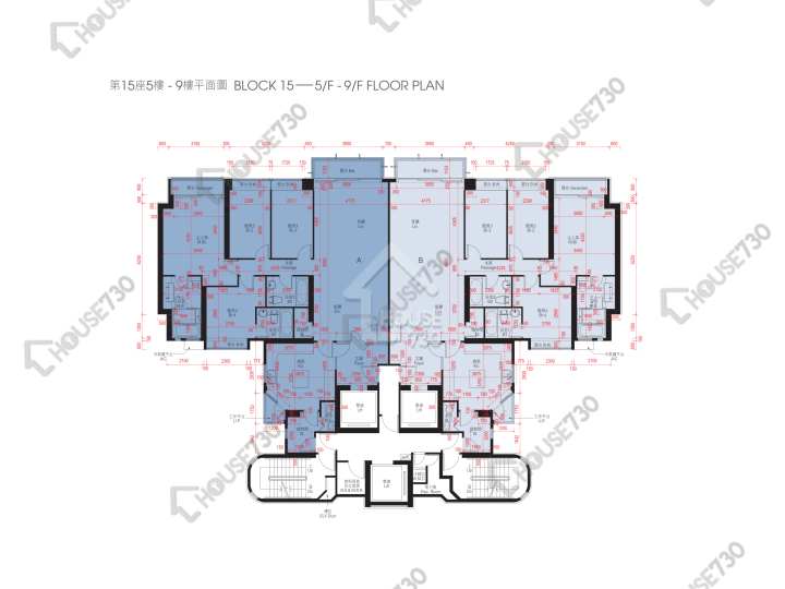 Double Cove Floor Plans Double Cove Phase 5 Double Cove Summit Tower 15 5-9/F Floor Plan - House730
