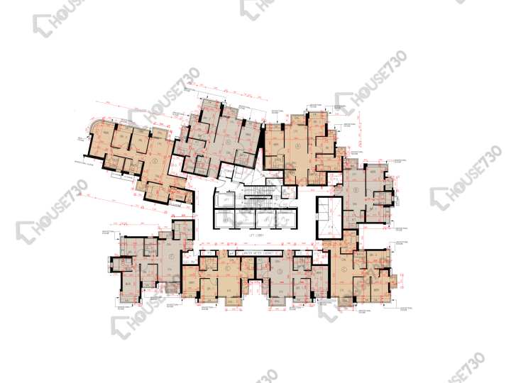 瓏門 平面圖 瓏門 1期 3座 26-29樓 樓層平面圖 - House730