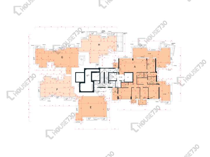 嵐山 平面圖 嵐山 1期 7座 28樓 樓層平面圖 - House730