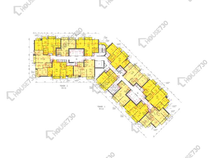 嘉匯 平面圖 嘉匯 1座 2-3,5-12,15-23,25-33,35,36樓 樓層平面圖 - House730