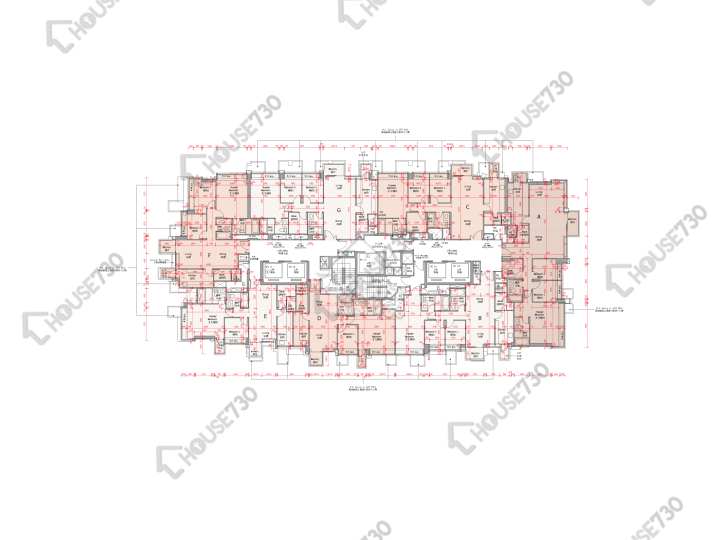 囍滙 平面圖 囍匯 2期 2座 43,45-46,47樓 樓層平面圖 - House730