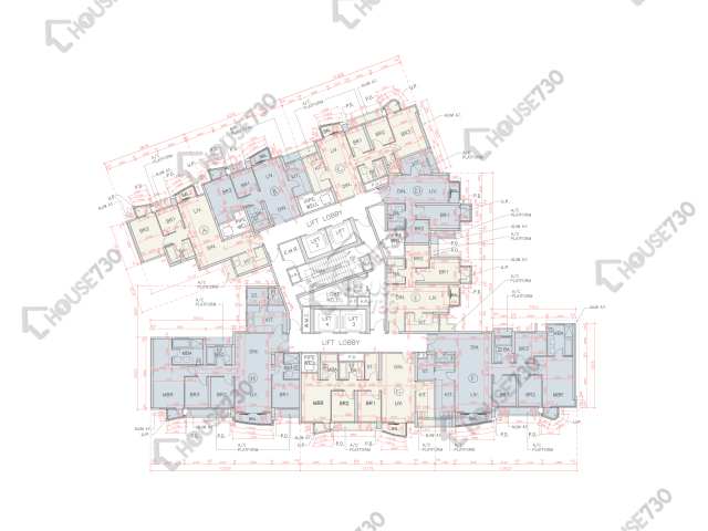 海翩滙 平面圖 海翩匯 1座 10樓 樓層平面圖 - House730