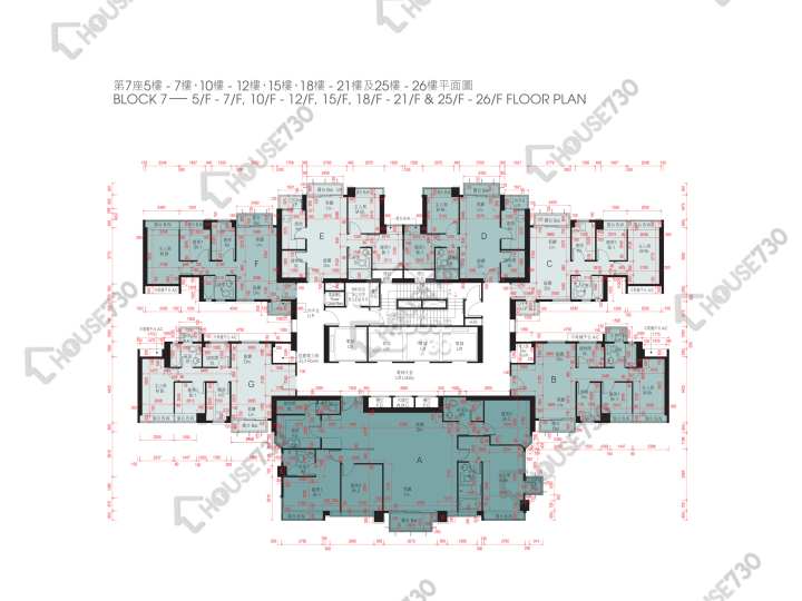 Double Cove Floor Plans Double Cove Phase 4 Double Cove Grandview Block 7 5-7,10-12,15,18-21,25,26/F Floor Plan - House730