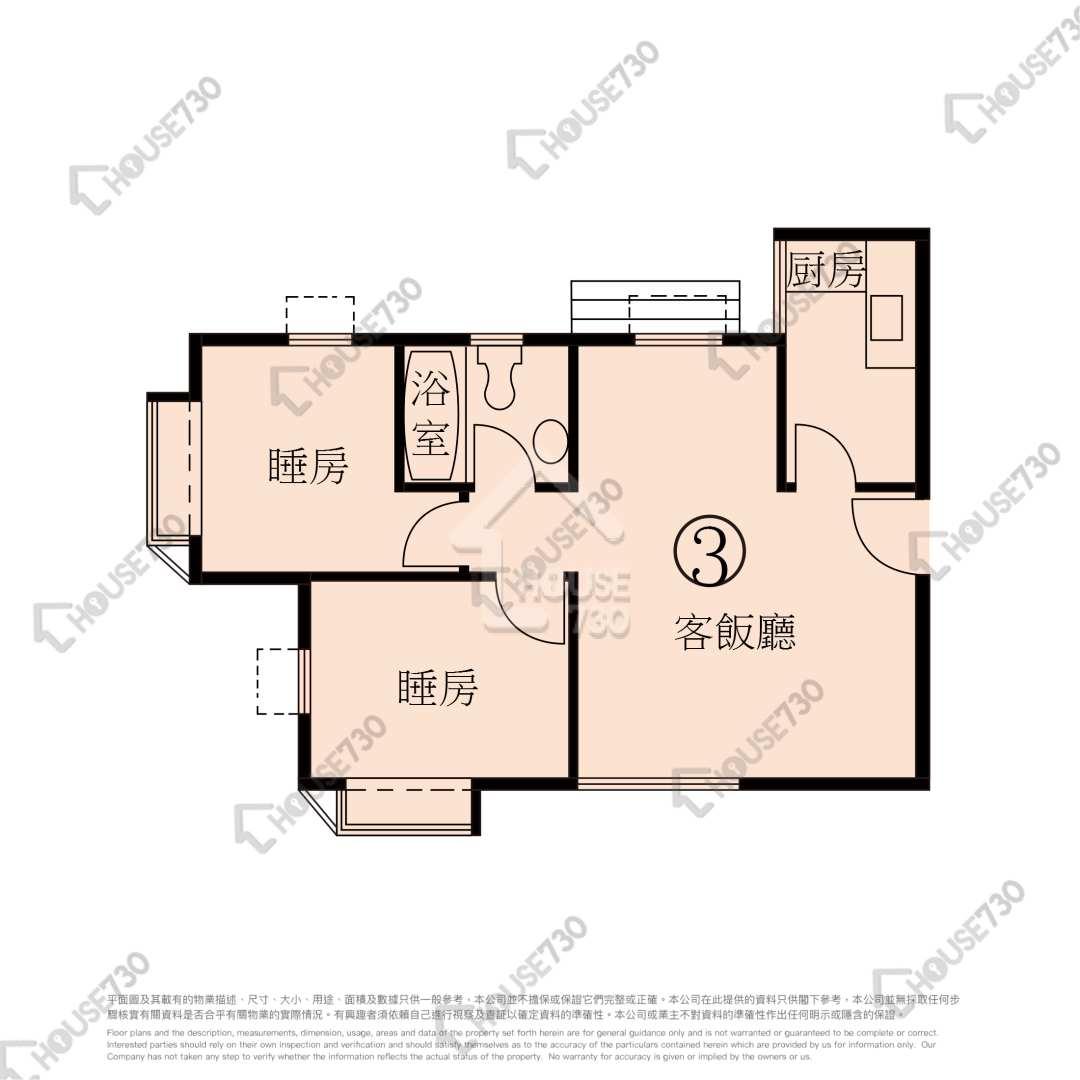 Heng Fa Chuen HENG FA CHUEN Lower Floor Unit Floor Plan 38座-高層/中層/低層-3室 House730-6386500
