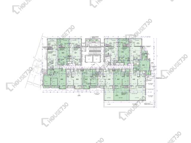 薈朗 平面圖 薈朗 1座 1樓 樓層平面圖 - House730