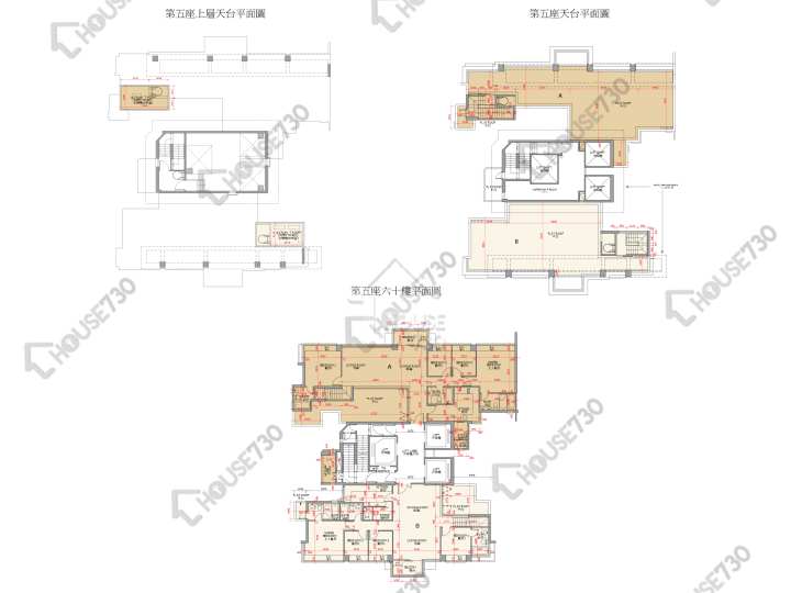 御龍山 平面圖 御龍山 5座 60樓 樓層平面圖 - House730