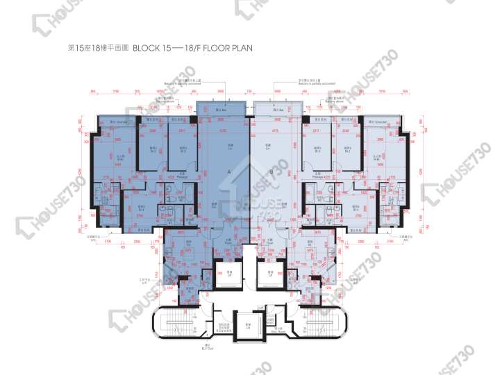 Double Cove Floor Plans Double Cove Phase 5 Double Cove Summit Tower 15 18/F Floor Plan - House730