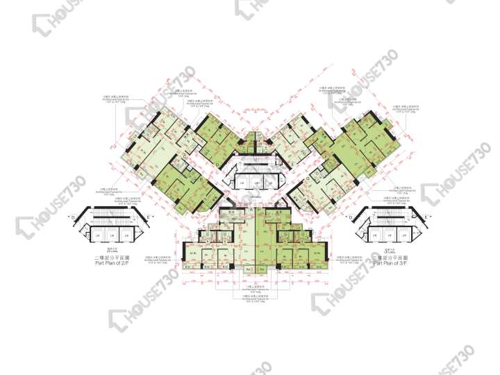 尚悅 平面圖 尚悅 10座 2-3,5-12,15,16樓 樓層平面圖 - House730