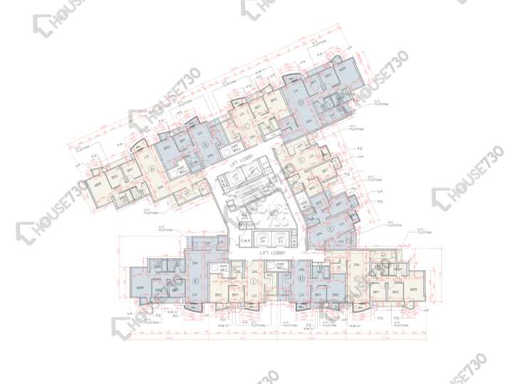 海翩滙 平面圖 海翩匯 7座 11-12,15,16樓 樓層平面圖 - House730