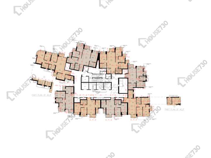 瓏門 平面圖 瓏門 1期 2座 30-33,35-39,40樓 樓層平面圖 - House730