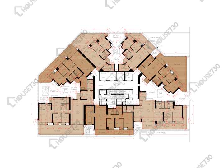 Grand Yoho 平面圖 Grand Yoho 2期 3座 6樓 樓層平面圖 - House730