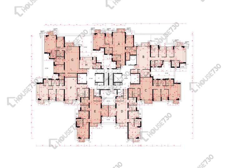 嵐山 平面圖 嵐山 1期 5座 1樓 樓層平面圖 - House730
