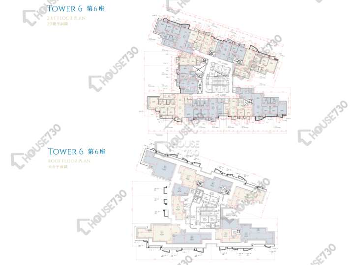 海翩滙 平面圖 海翩匯 6座 20樓 樓層平面圖 - House730