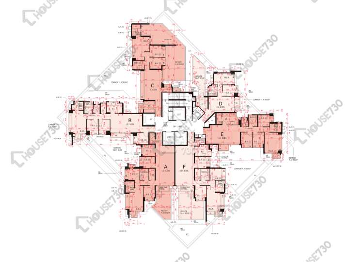 環宇海灣 平面圖 環宇海灣 1座 6樓 樓層平面圖 - House730