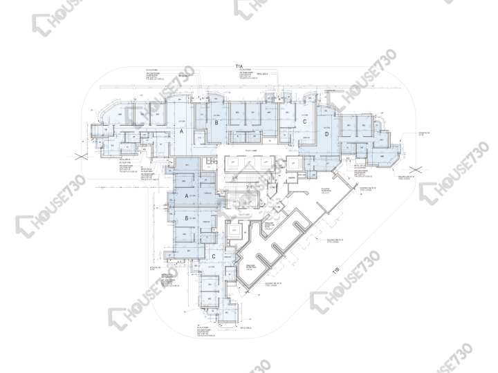 柏傲灣 平面圖 柏傲灣 1A座 5樓 樓層平面圖 - House730