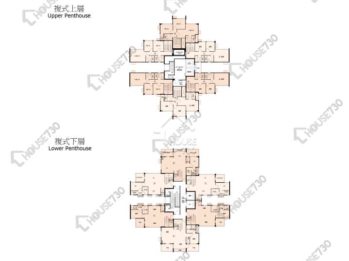 又一居 平面圖 又一居 18座 10樓 樓層平面圖 - House730