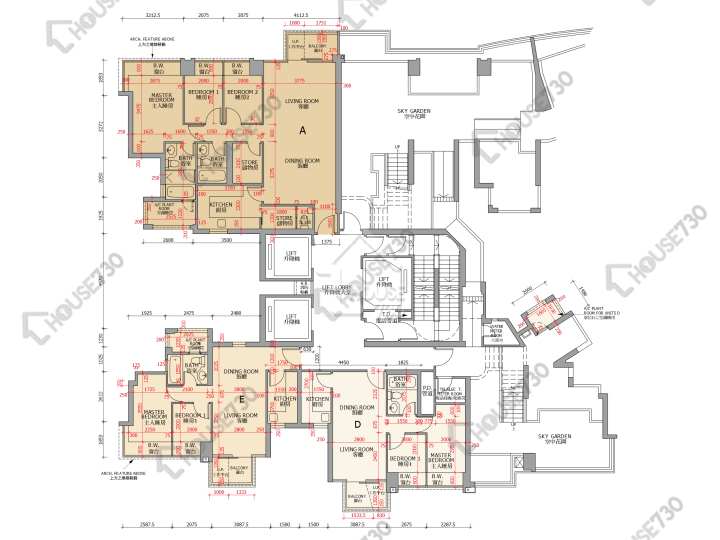 御龍山 平面圖 御龍山 11座 15樓 樓層平面圖 - House730