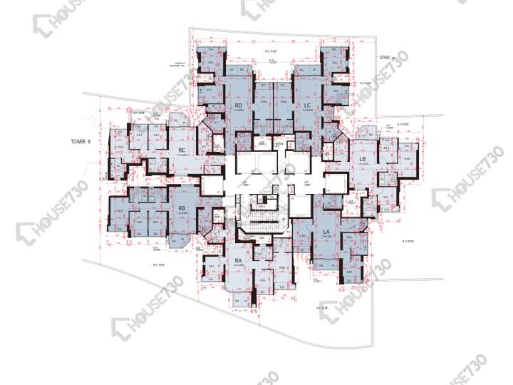 日出康城 平面圖 日出康城 2期C 領凱 10座 8樓 樓層平面圖 - House730